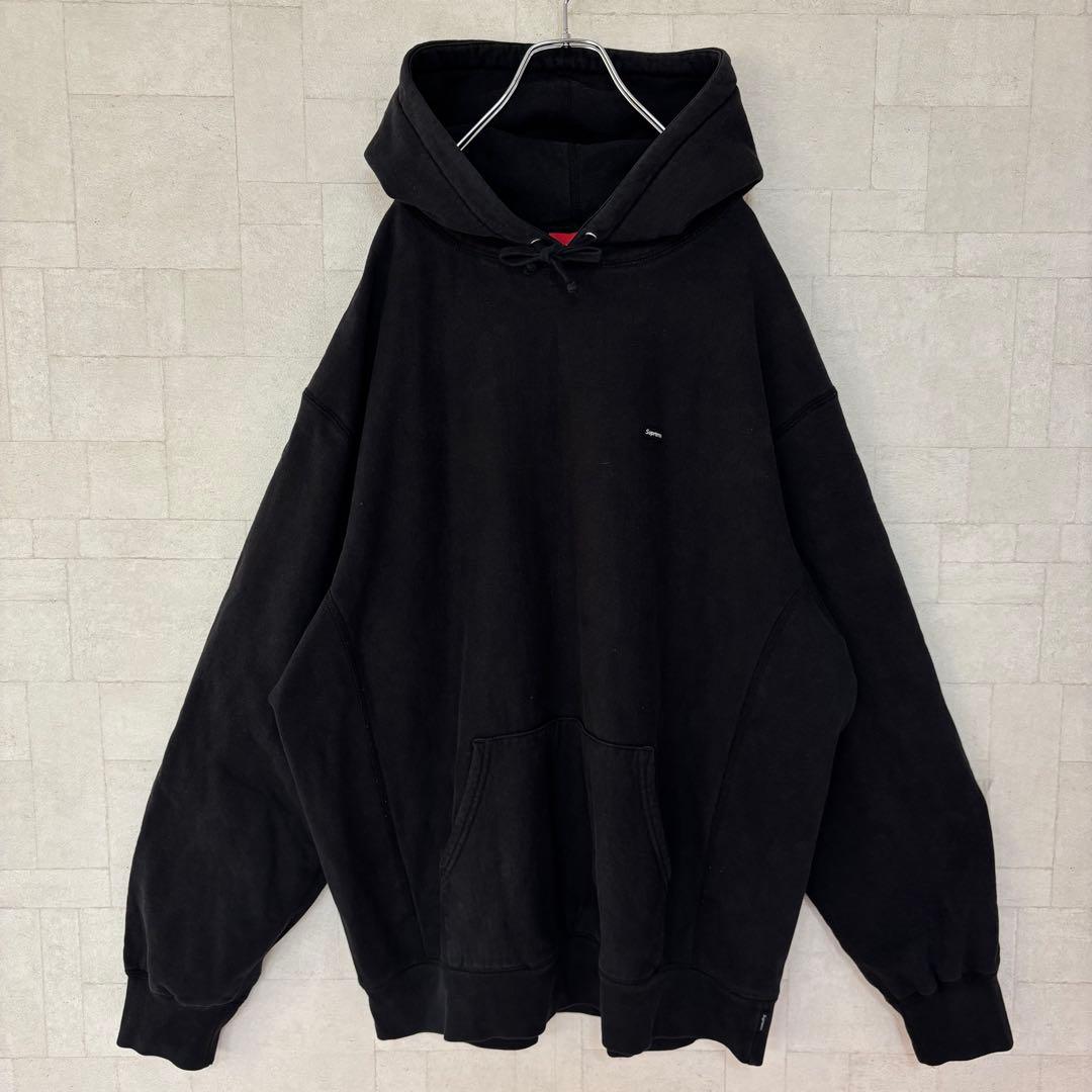 【希少XLサイズ】シュプリーム☆ミニボックスロゴ パーかーブラック　889