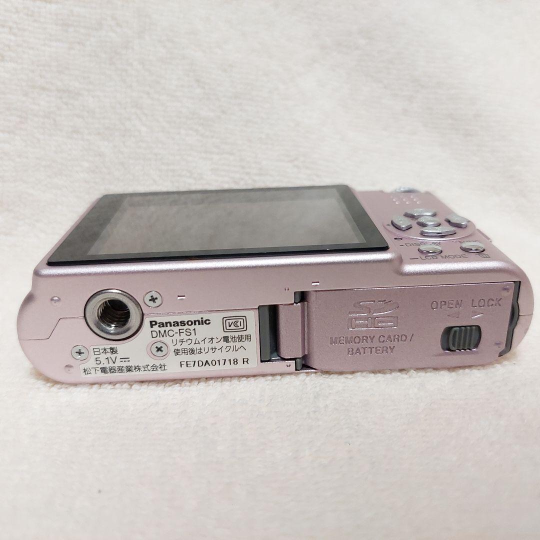 Panasonic コンパクトデジタルカメラ LUMIX DMC-FS1-P