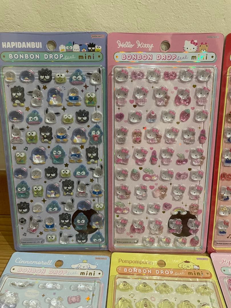【正規品】サンリオボンボンドロップシールミニ 6種 24時間以内発送