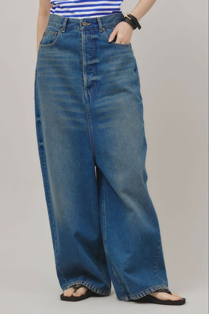 Curensology(カレンソロジー)/＜&RC＞スーパーワイドルーズデニム