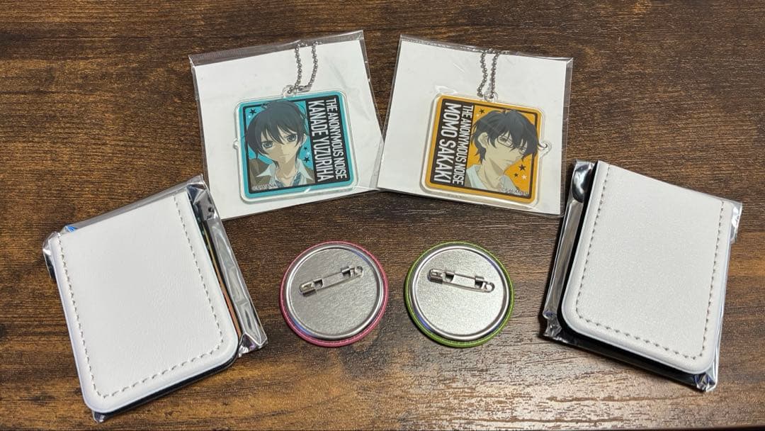 覆面系ノイズ　⭐︎ユズ　モモ⭐︎ 缶バッジ　アクキー　ふせんブック　6点セット