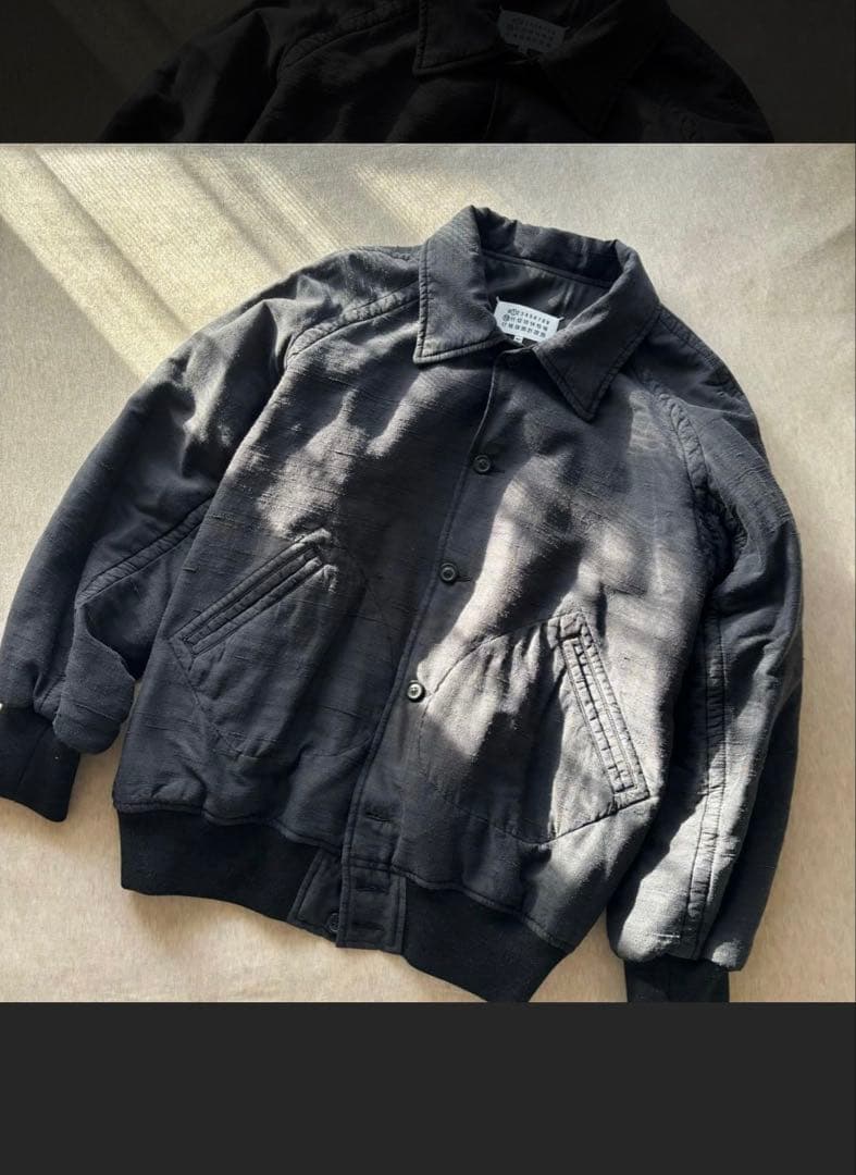 maison margiela 23ss デュピオンシルク　ボンバージャケット