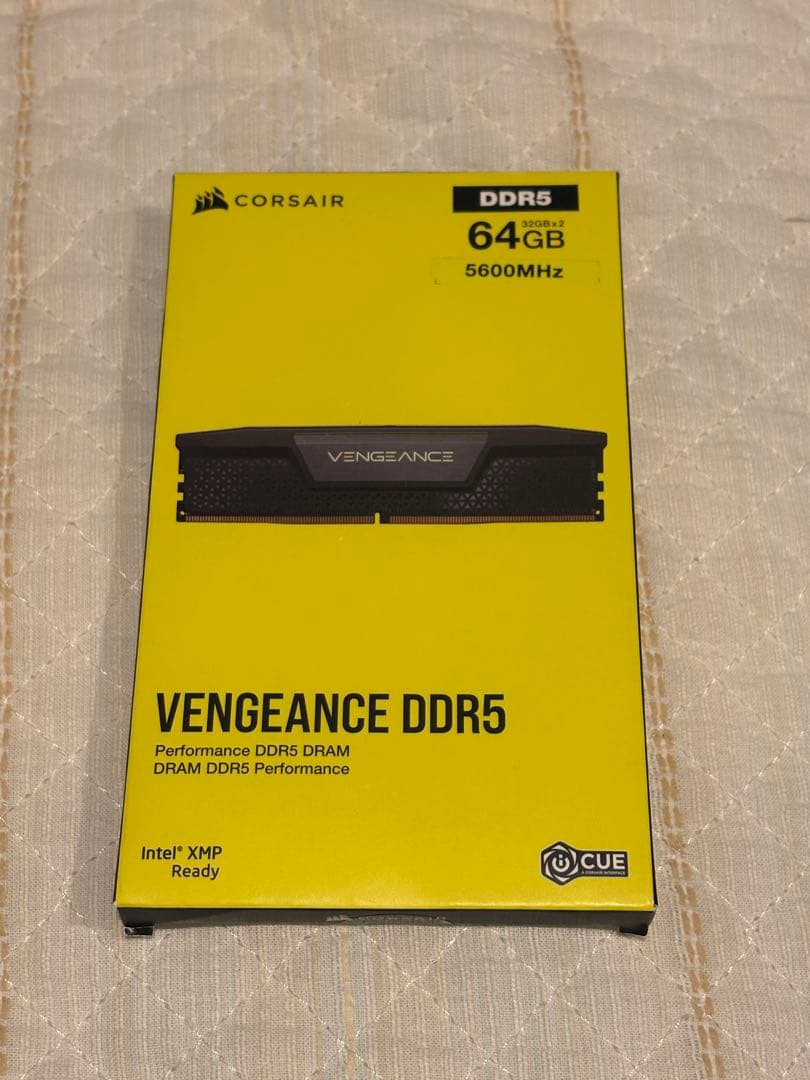 メモリー CORSAIR VENGEANCE 64GB DDR5-5600MHz