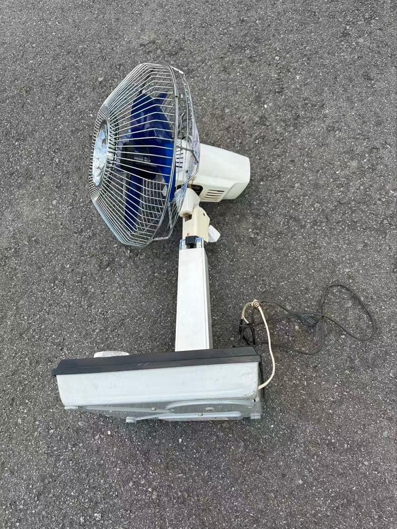 National 扇風機 F-35MA子供がガードに触ると羽根が止まるストップ