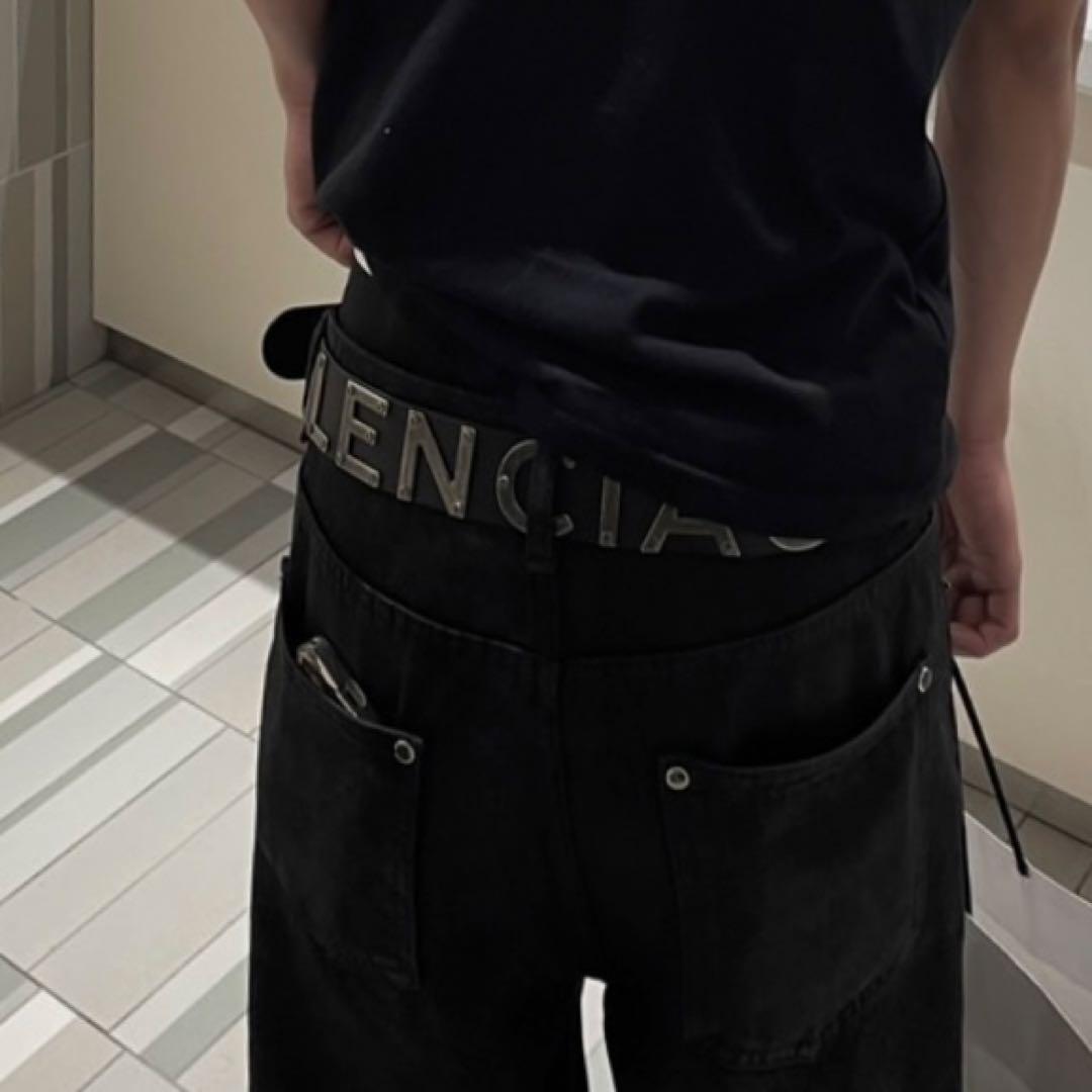小物 BALENCIAGA leather belt
