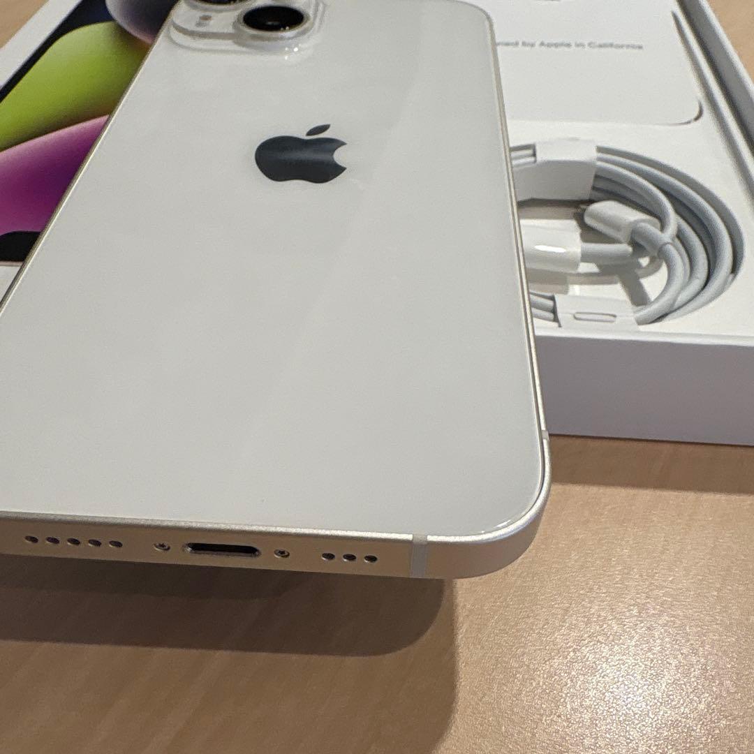 【美品】Apple iPhone 14ホワイト 本体