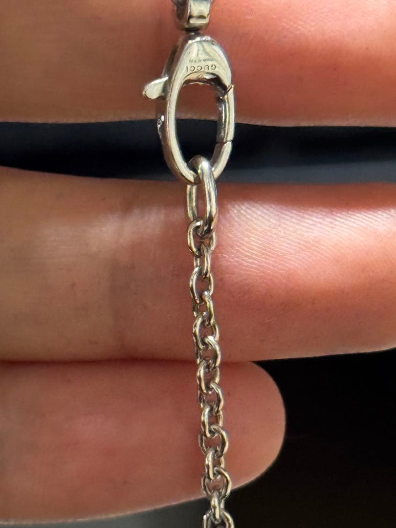 GUCCI キャットヘッド シルバーネックレス