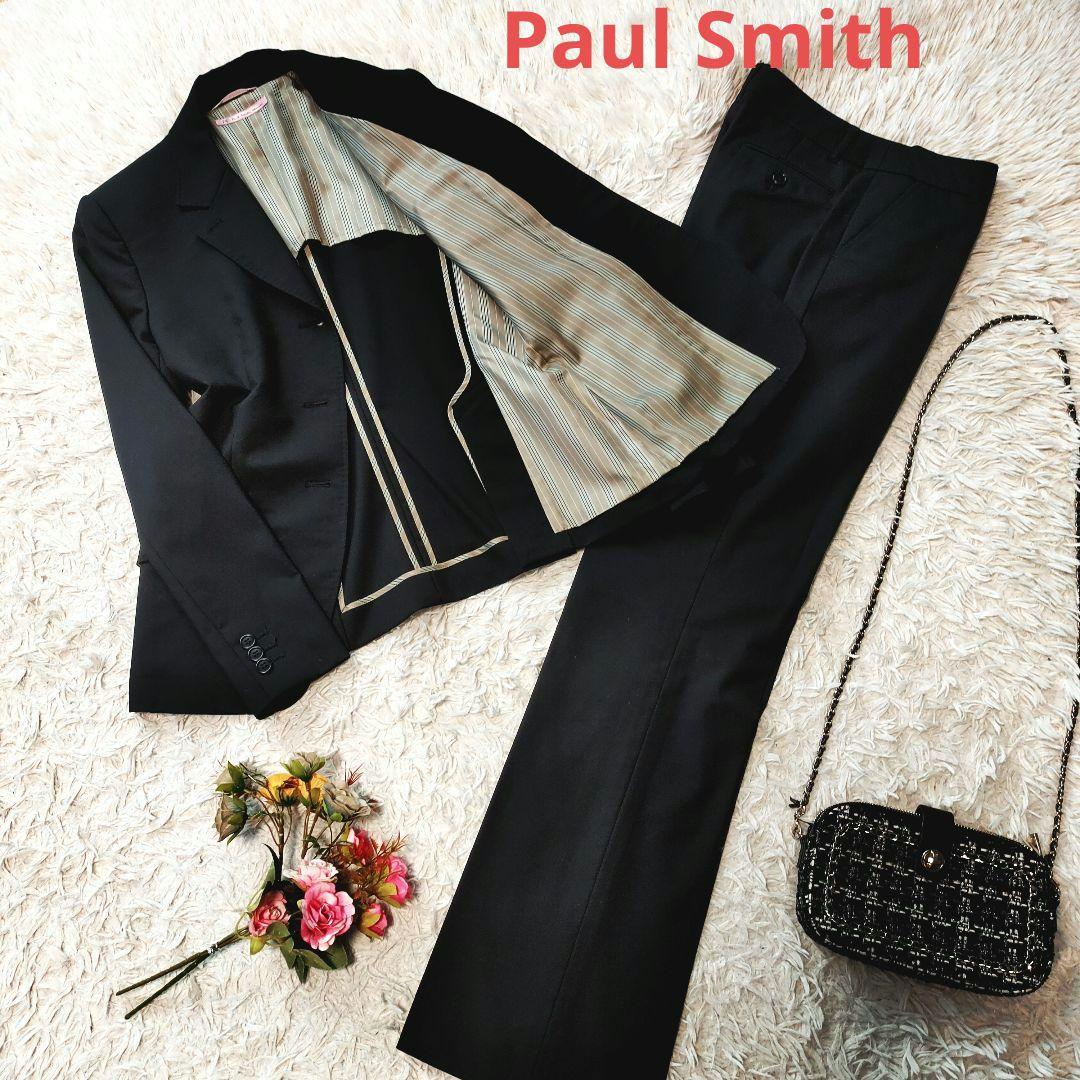 ポールスミス セットアップ スーツ フレアパンツ ウール ブラック XL相当