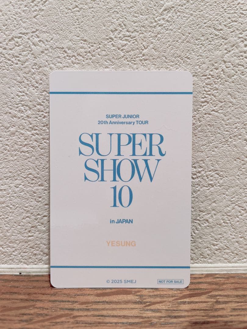 【美品】SJ SS10 日本限定 mu-mo shop購入特典トレカ(イェソン)