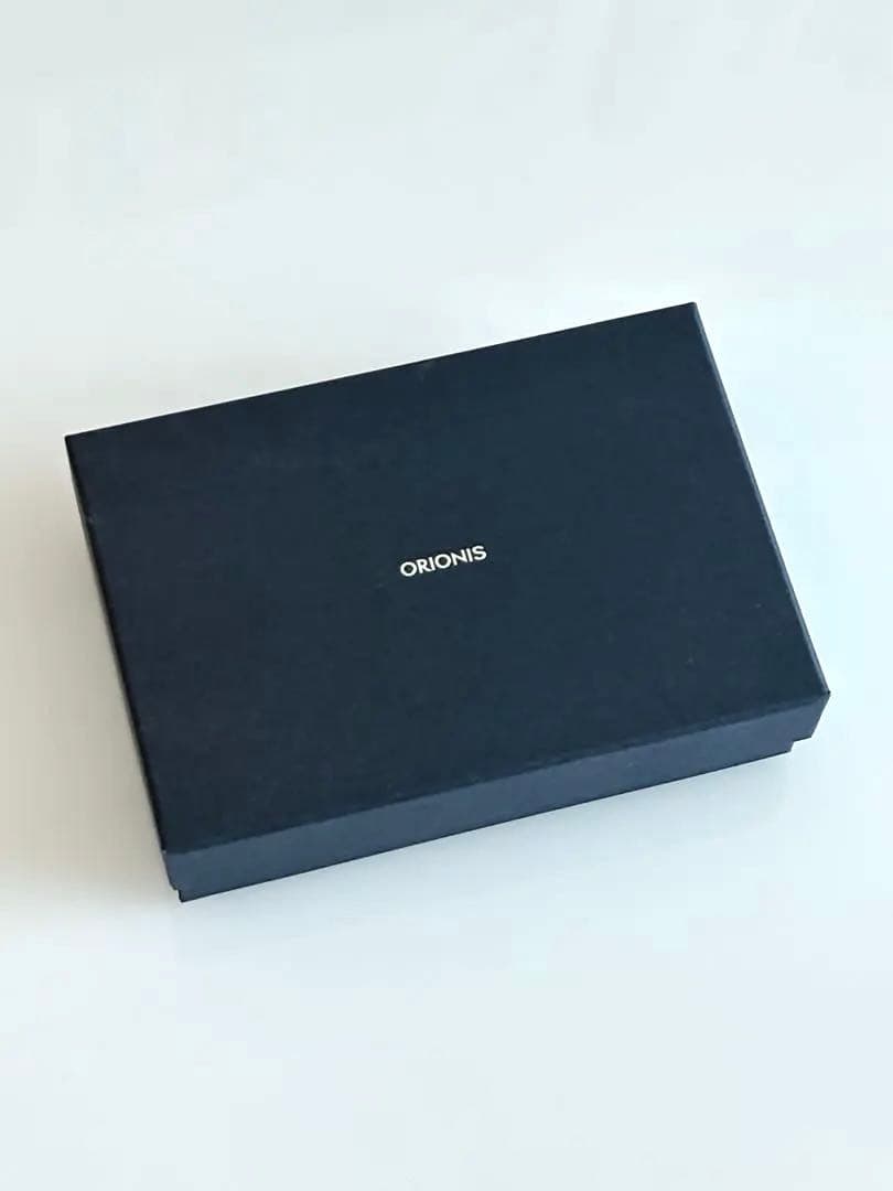 ORIONIS ブラックミニ財布(Compact Trifold Wallet)