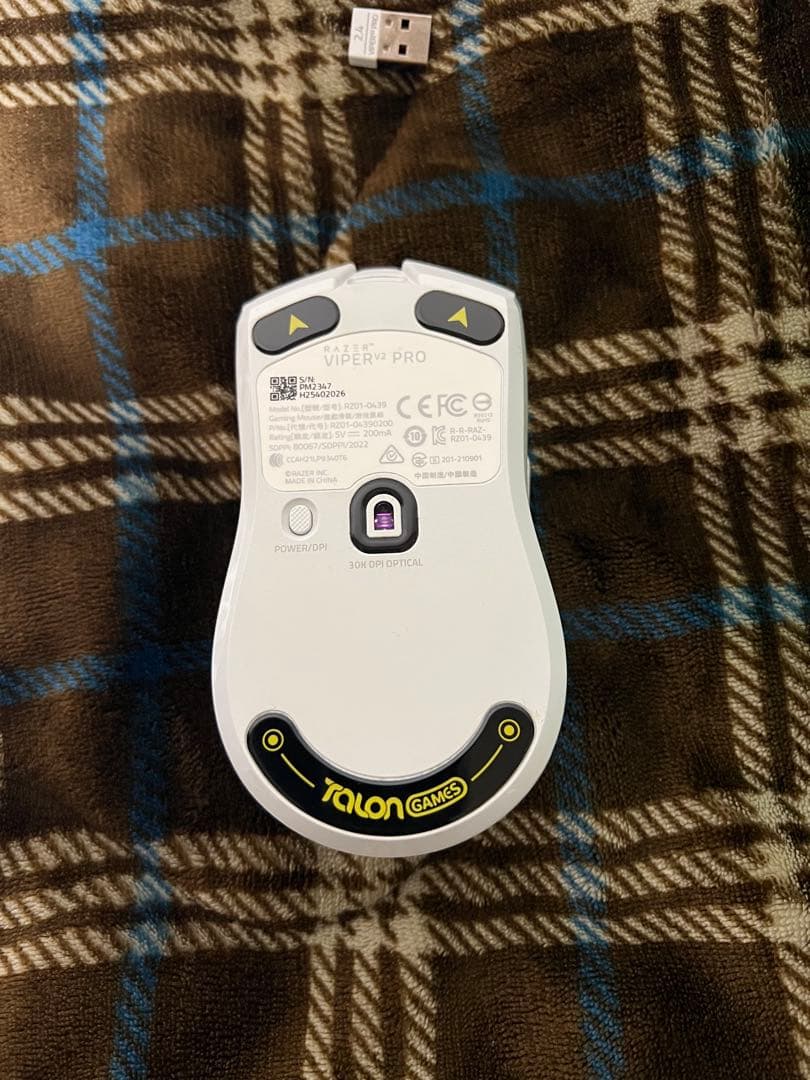 Razer Viper V2 Pro ホワイト　ドングル付き