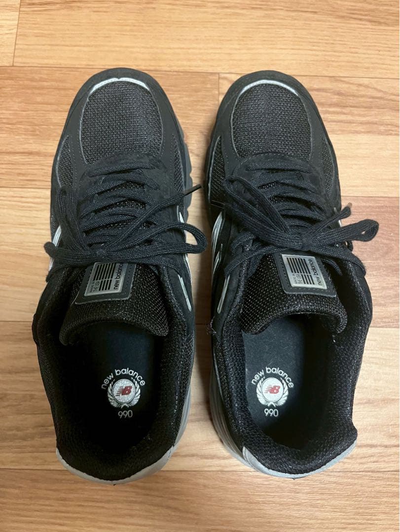 靴 New Balance 990 V4 BLACK 27 US9