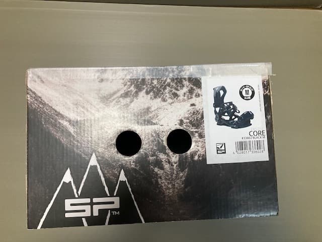 SP BINDINGS CORE スノーボードビンディング M ブラック