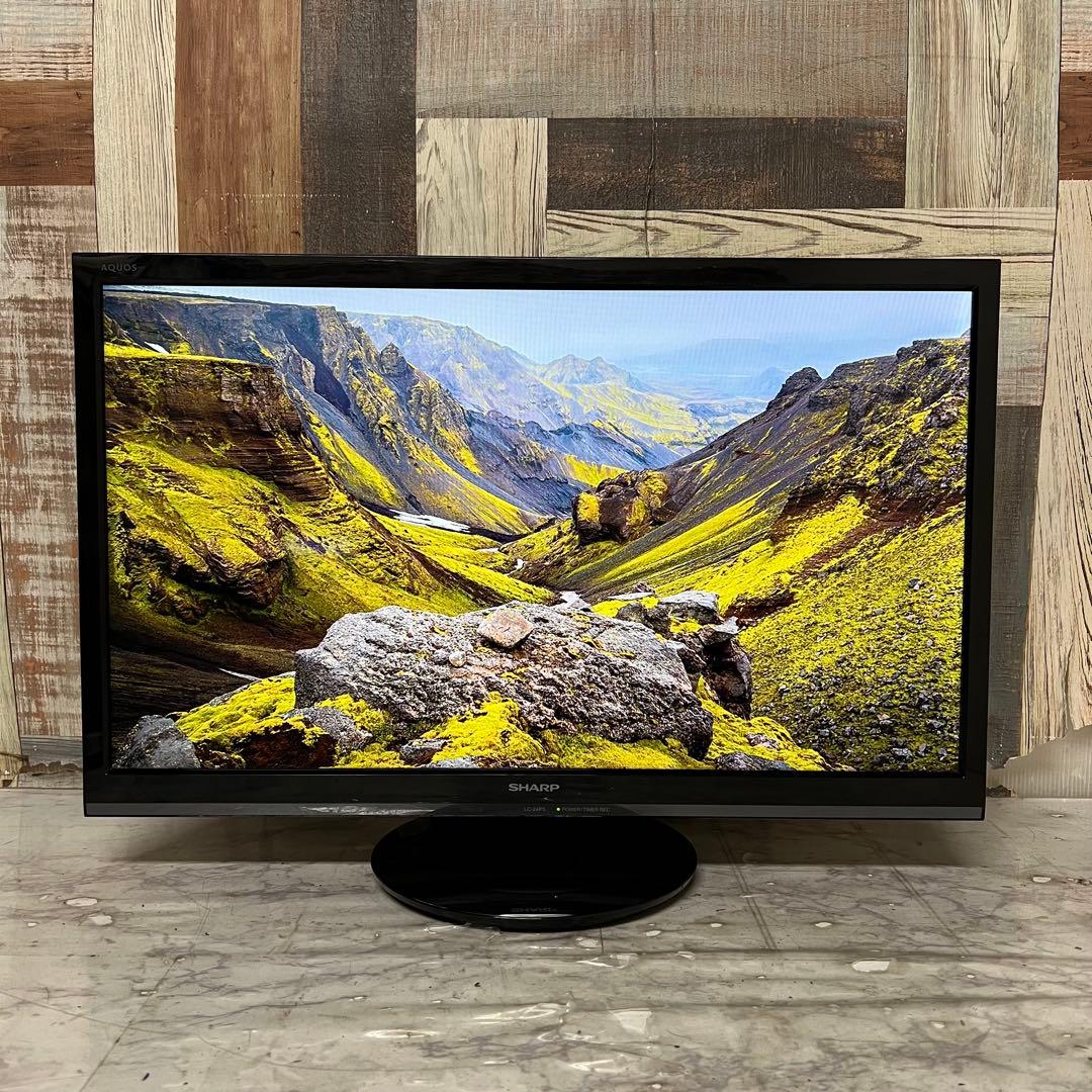 全国送料込❣️シャープ高画質AQUOS24型テレビWチューナ外付HDD対応