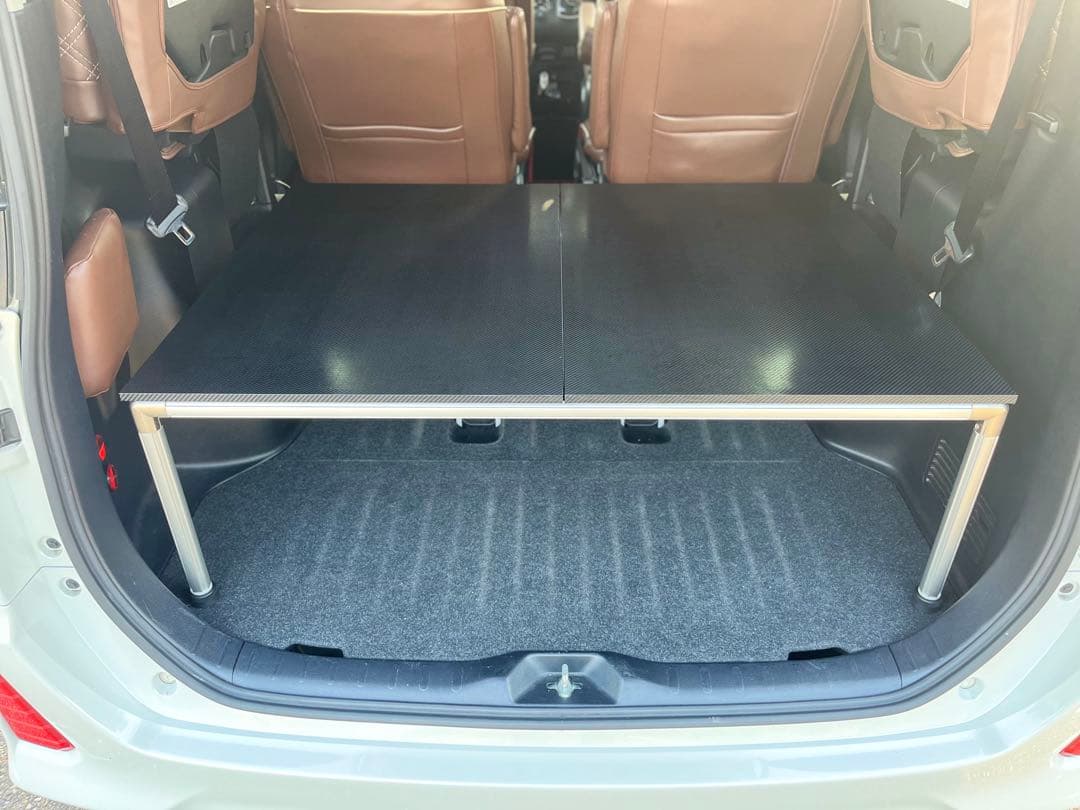 ８０ヴォクシー ノア　エスクァイア　ベッドキット　収納キット　カーボンシート巻