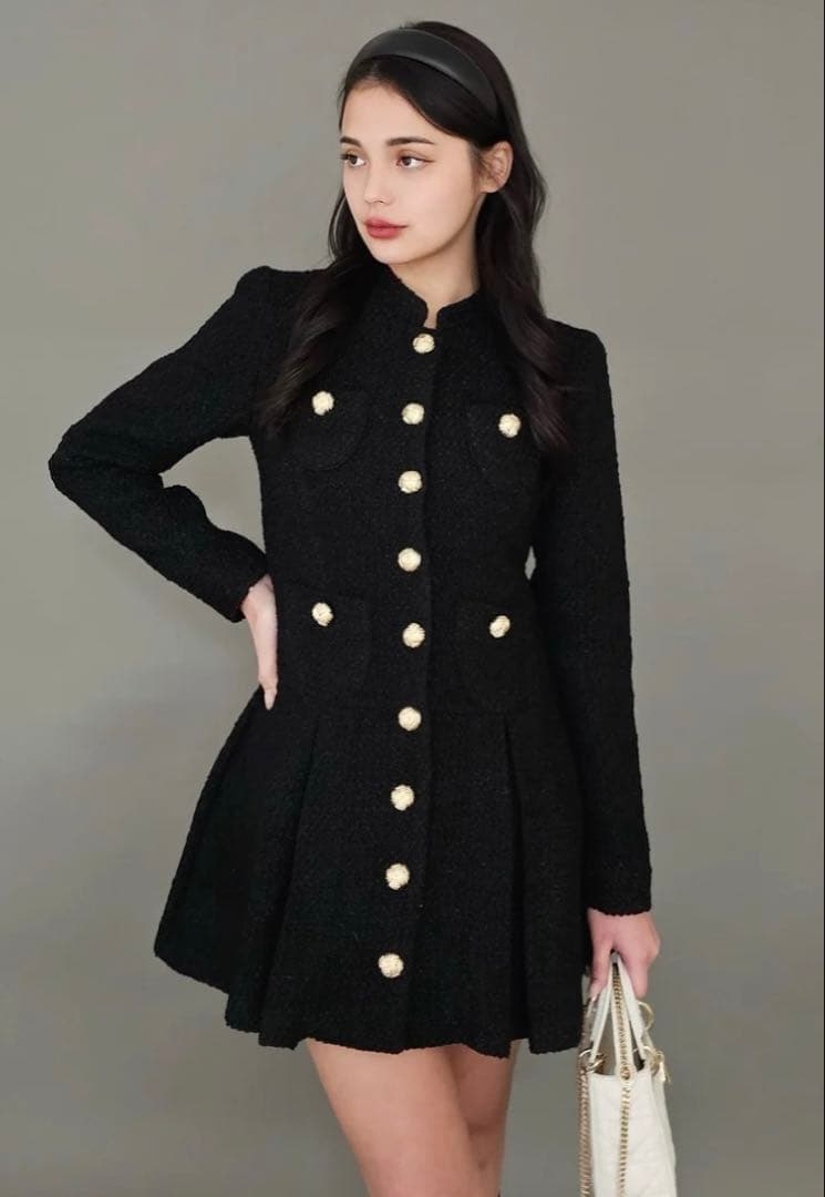 Randy ツイードワンピース【元値17,000円】