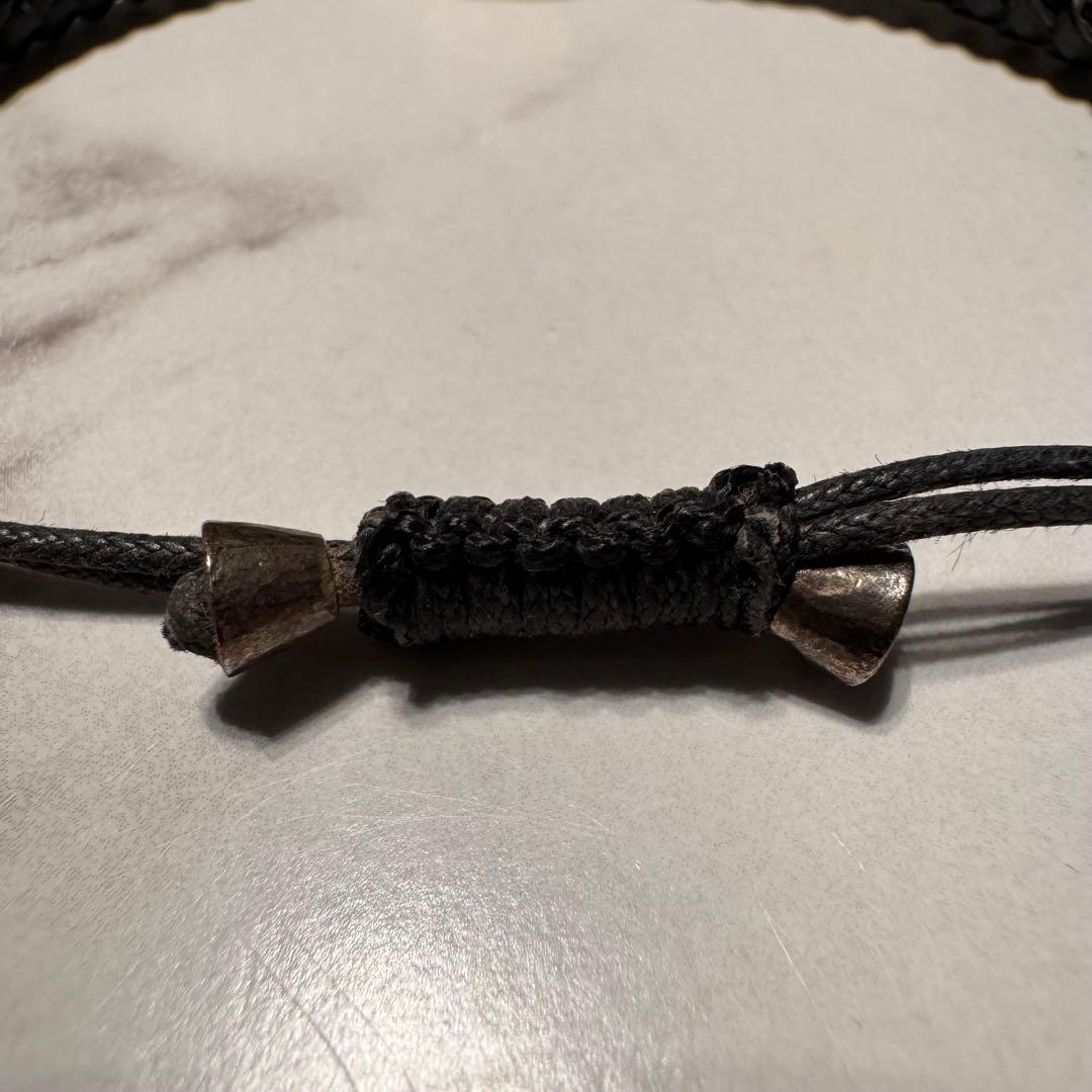 GUCCI グッチ クレスト エンブレム 編み込み レザー ブレスレット 925