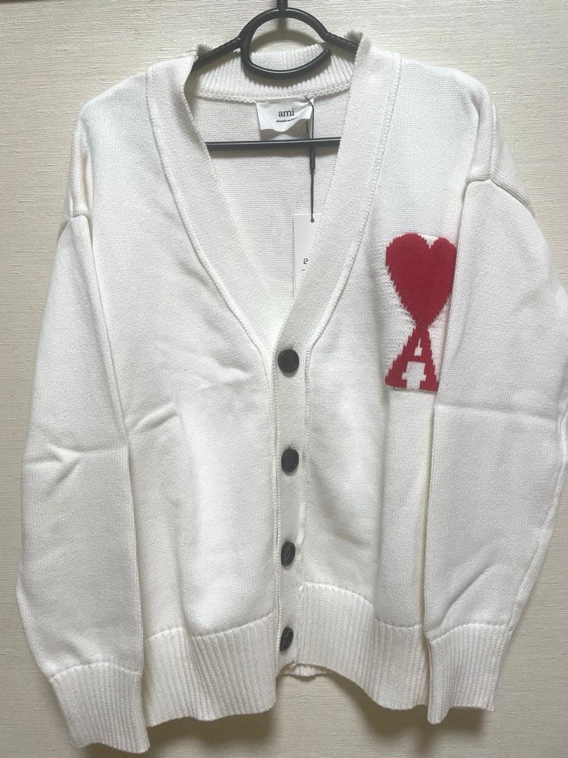 専用Ami カーディガン ハート刺繍 Ｌ