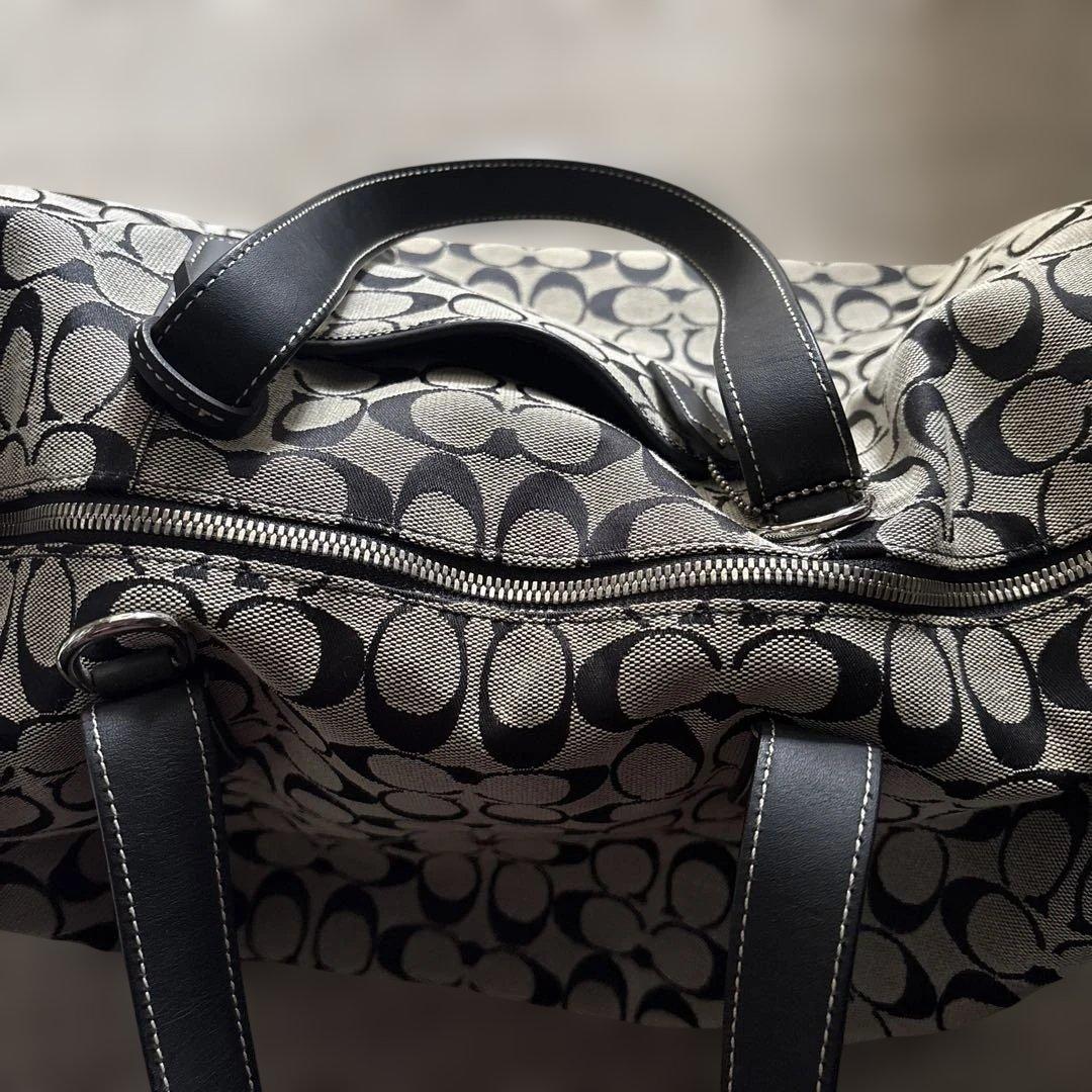 s*y様 コーチ　ボストンバック　ネイビー