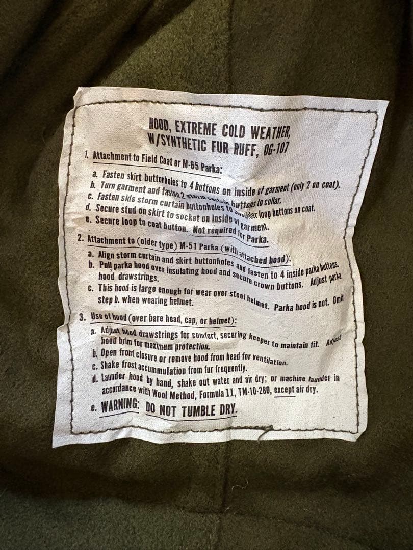 80s 米軍実物 M-65 フード モッズコート フィッシュテールパーカー