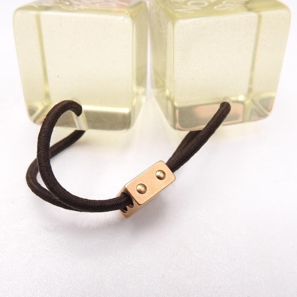 LOUIS VUITTON ヘアキューブヘアゴム クリアピンク/イエロー