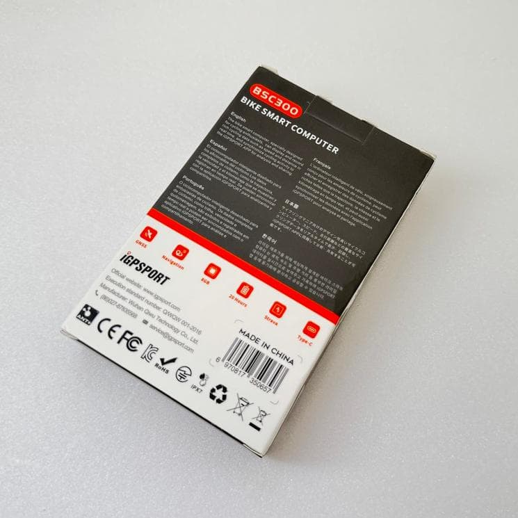 新品未開封【iGPSPORT】BSC300　地図ナビサイコン＆マウントセット