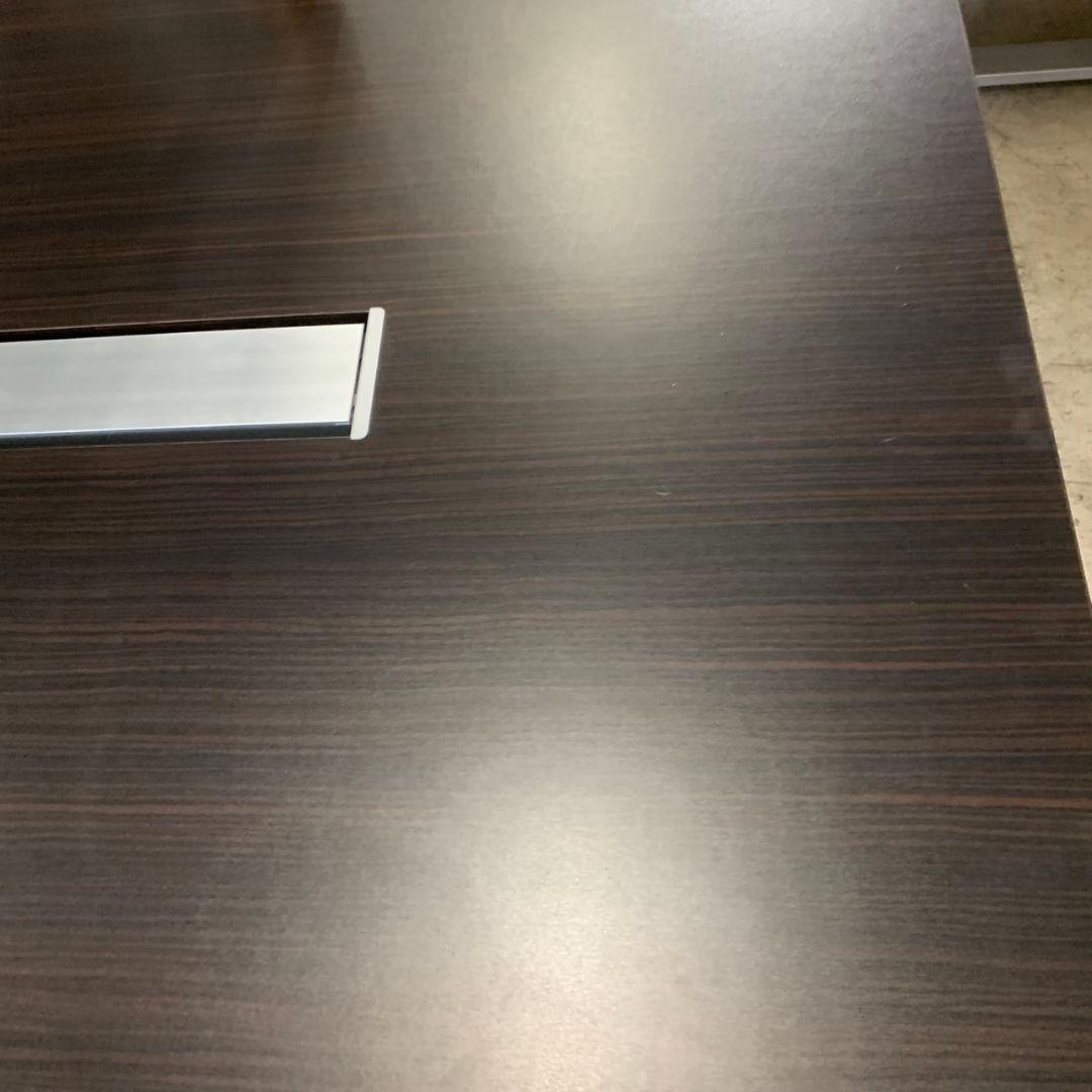 I140\" 現状品 1800x1200 ミーティングテーブル ブラウン