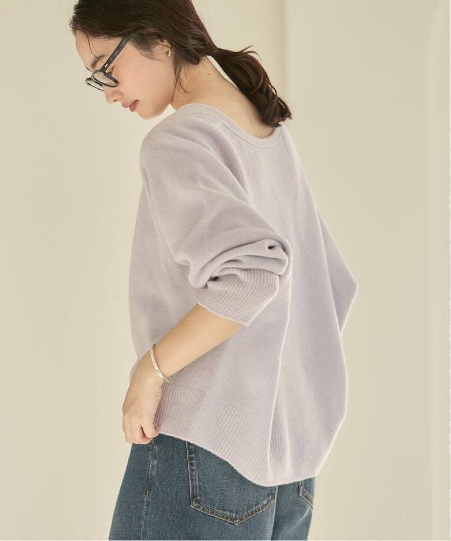 みい美品Plage 2WAY ラグラン Back V プルオーバー