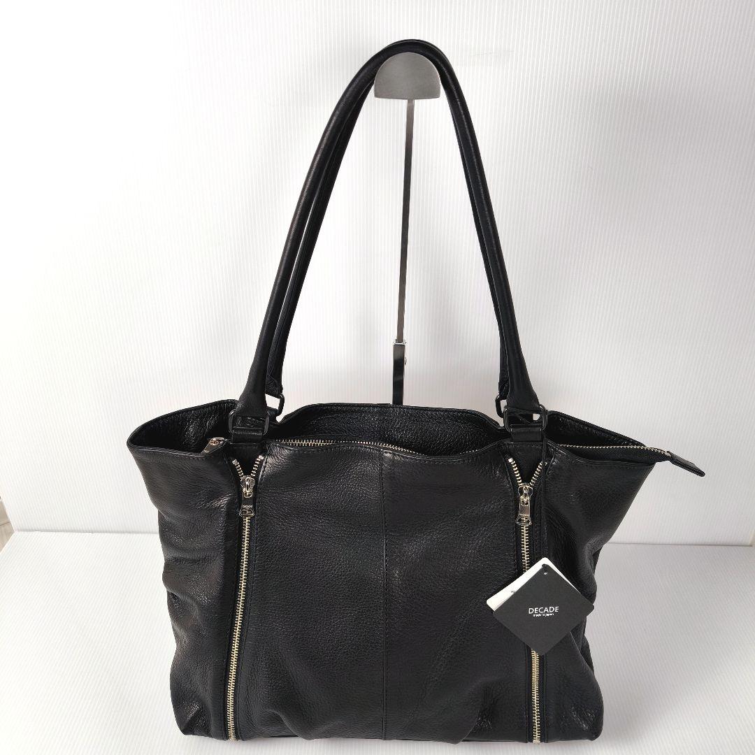 【焼きそば様】DECADE ディケイド 本革 レザー トートバッグ A4収納可