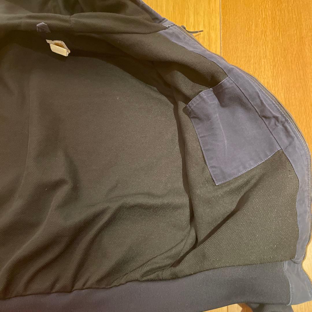 【美品】Carhartt ダークネイビー ジップフーディ アクティブジャケット