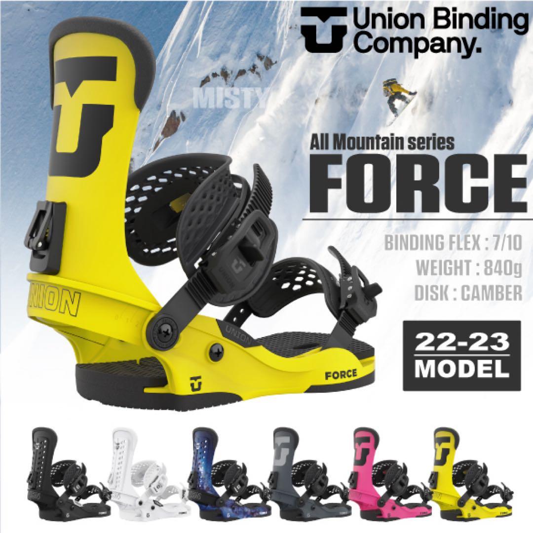 使用回数小！　Union FORCE ビンディング ピンク 22-23モデル　M