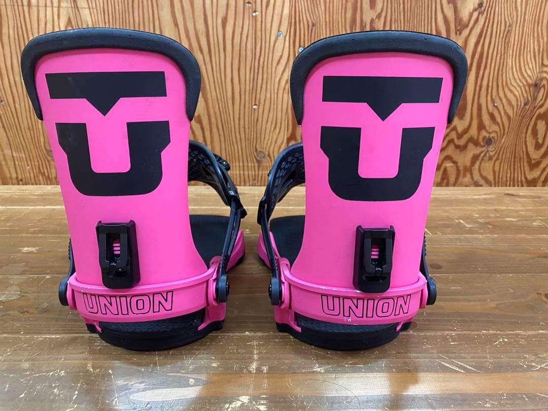 使用回数小！　Union FORCE ビンディング ピンク 22-23モデル　M