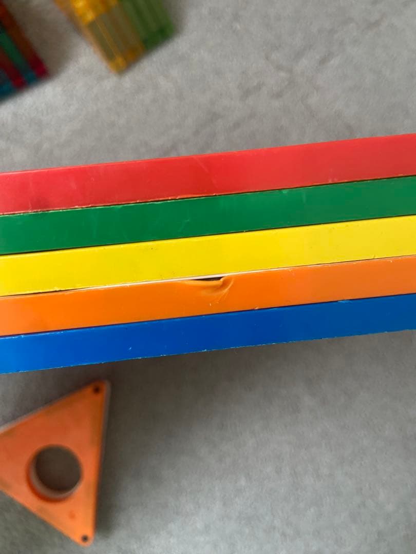 ピタゴラス2セット分　146ピース　マグネットプレート　磁石パズル　知育おもちゃ