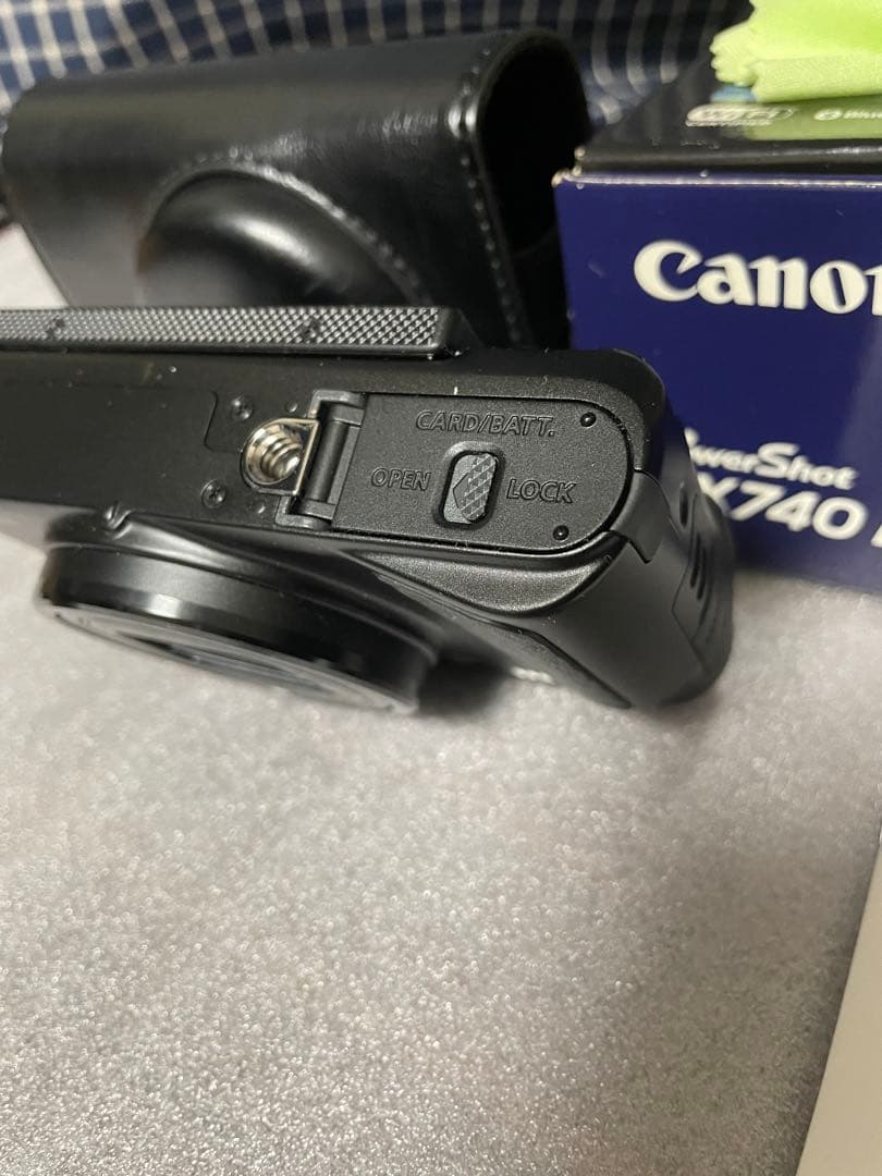 Canon Power Shot SX740HS ブラック レザーケース付