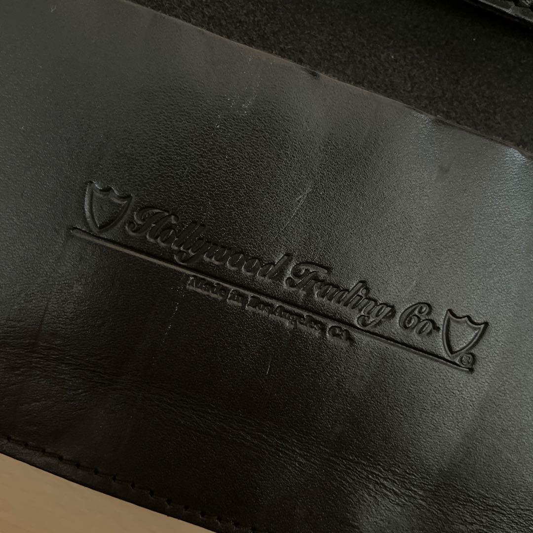 【美品】HTC ロングウォレット スタッズ付き ブラック MADE IN USA