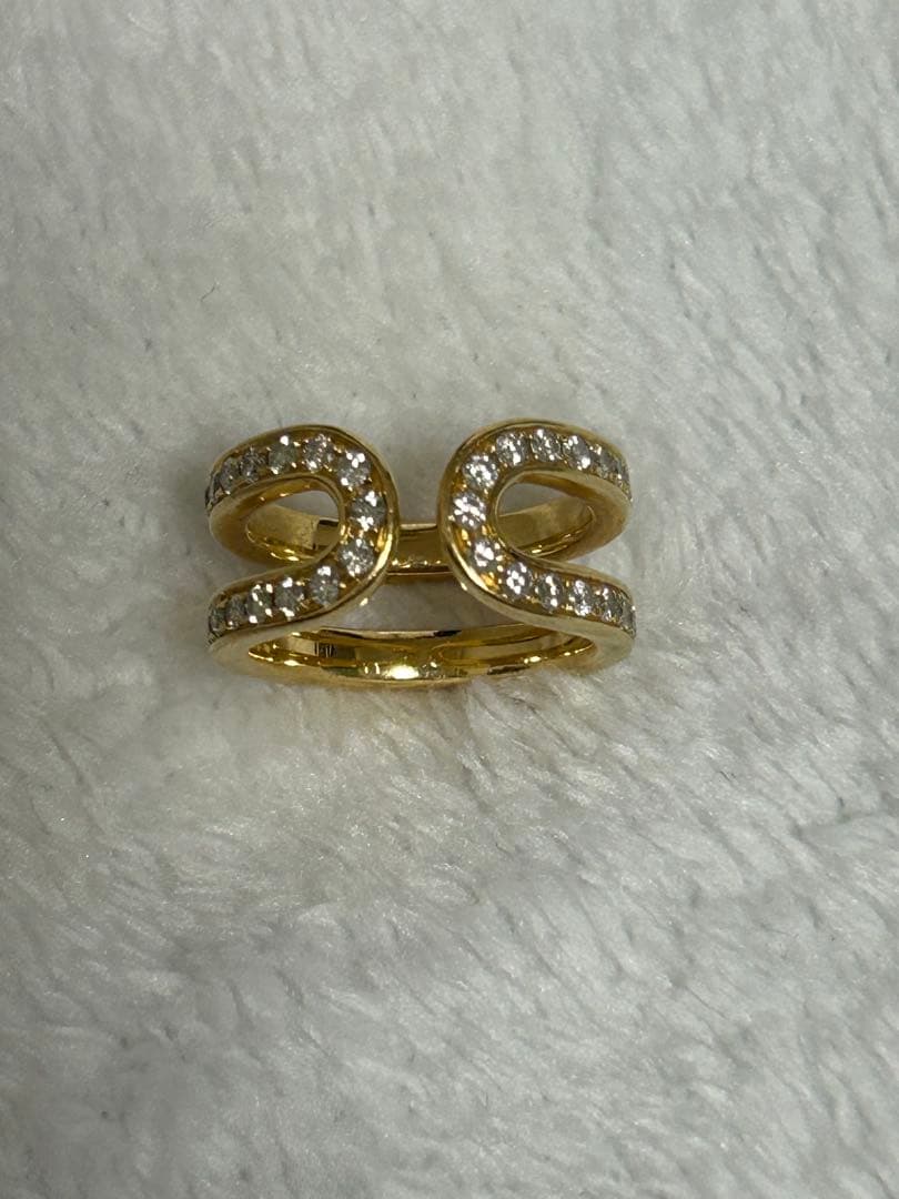 k18 ダイヤ　リング