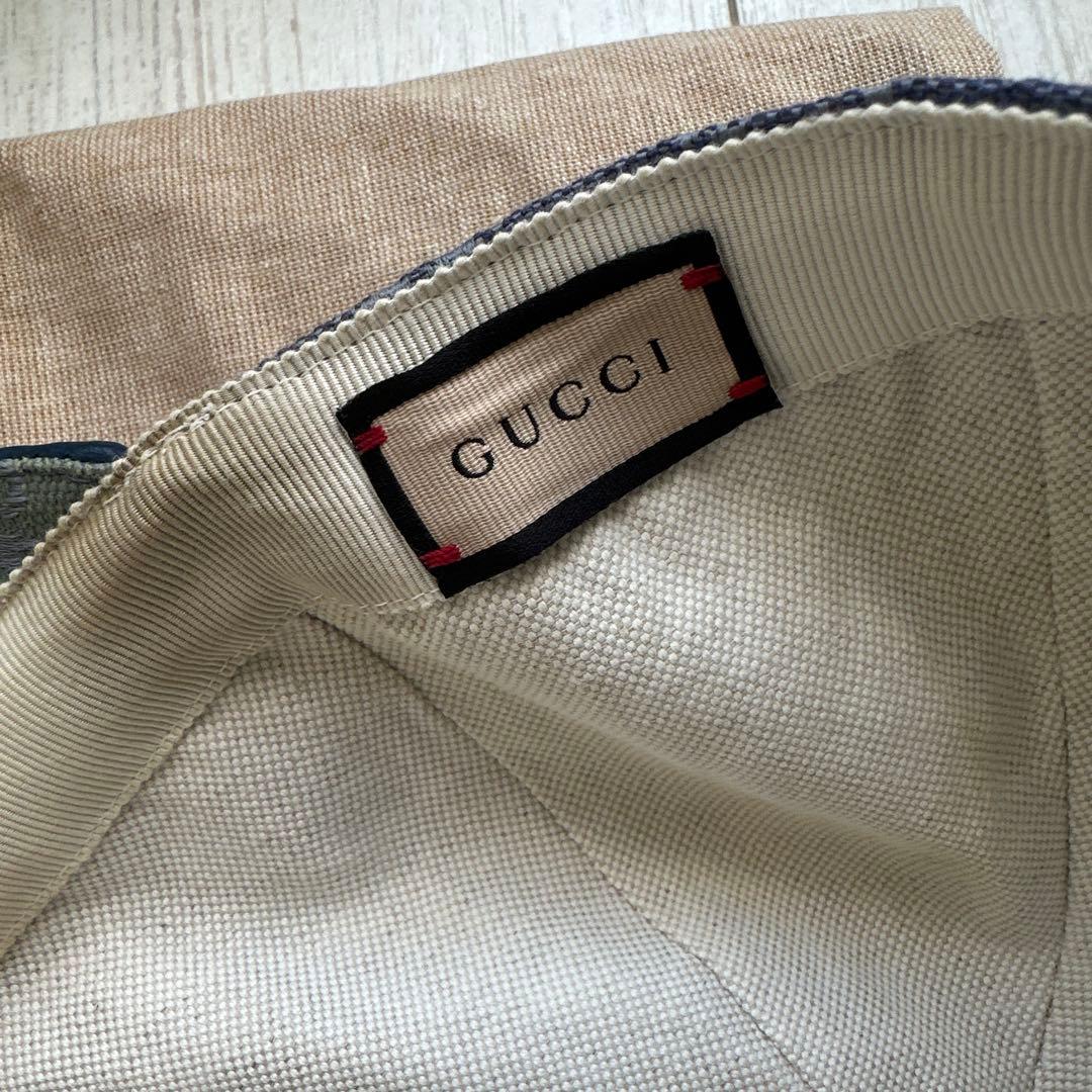 最終価格【汚れありを格安】GUCCI GGベースボールキャップ M 希少柄