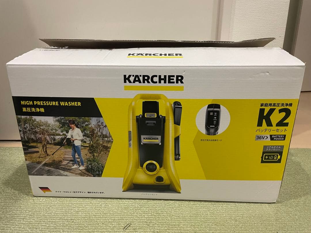 KARCHER 高圧洗浄機　k2バッテリーセット　未使用品