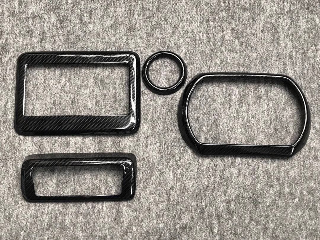 スペーシア　インテリアパネル　４点セット　カーボンルック　スペーシアギア