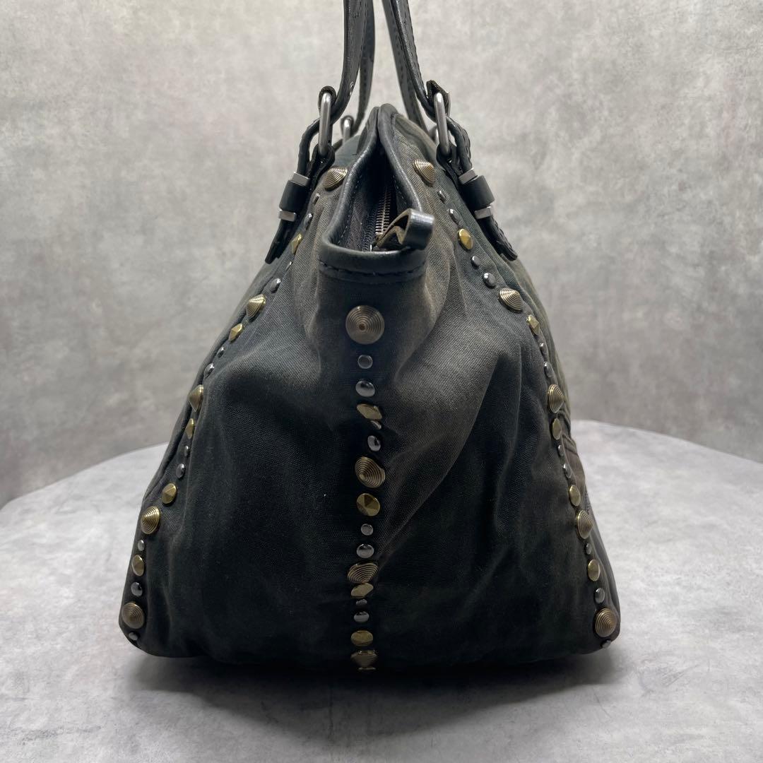 DIESEL “I AM WHO I AM”スタッズトートバッグ　y2k