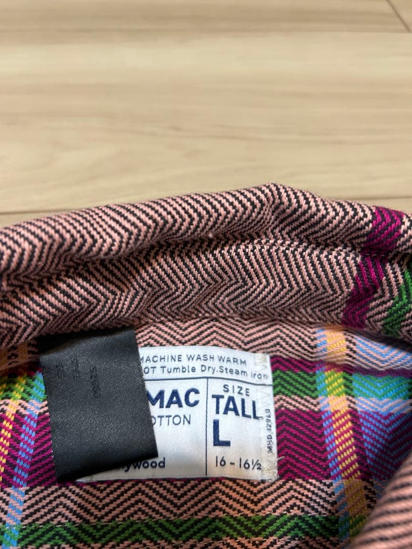 N.HOOLYWOOD BIGMAC ネルシャツ Lサイズ　ピンク