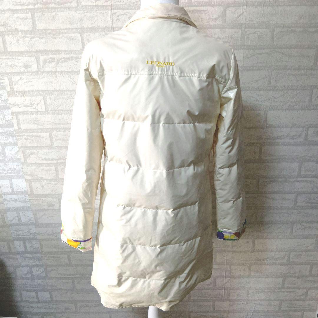 LEONARD SPORT　 訳あり良品✨️ダウンコート　アイボリー