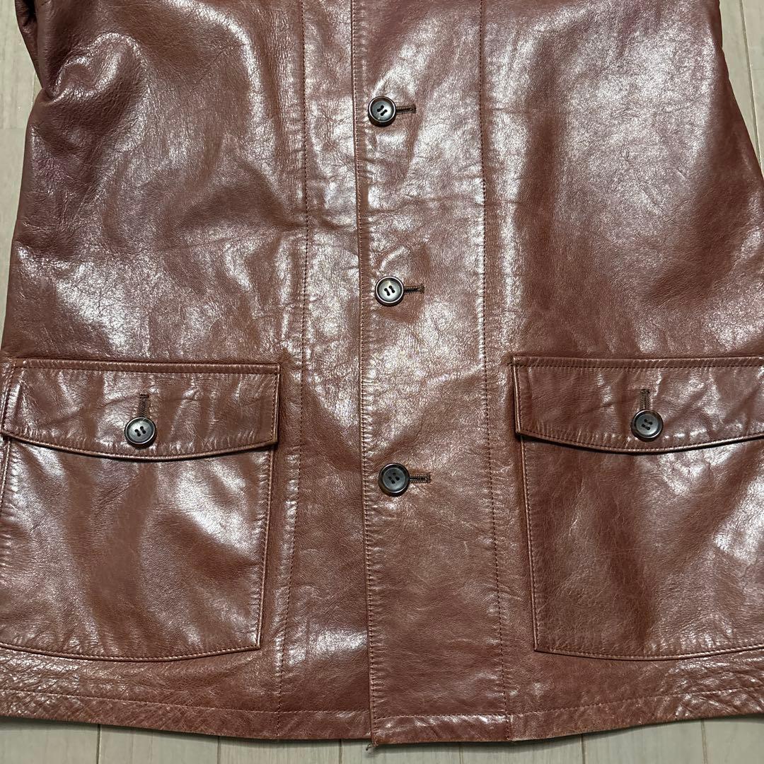 FULL COUNT レザージャケット　サイズ38 ブラウン