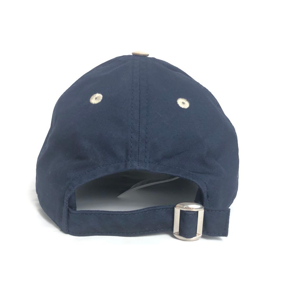 CELINE セリーヌ キャップ 帽子 ネイビー ベージュ バイカラー