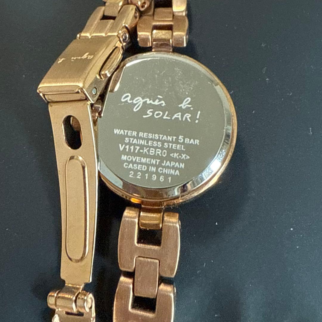 アニエスベー　レディース　腕時計　ソーラー