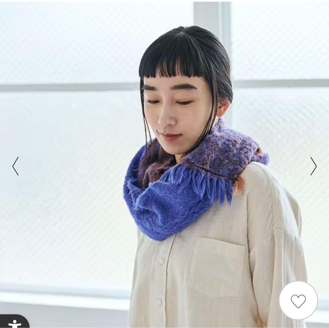 【新品未使用】中川政七商店　kobooriza ブラッシュコットンスヌード