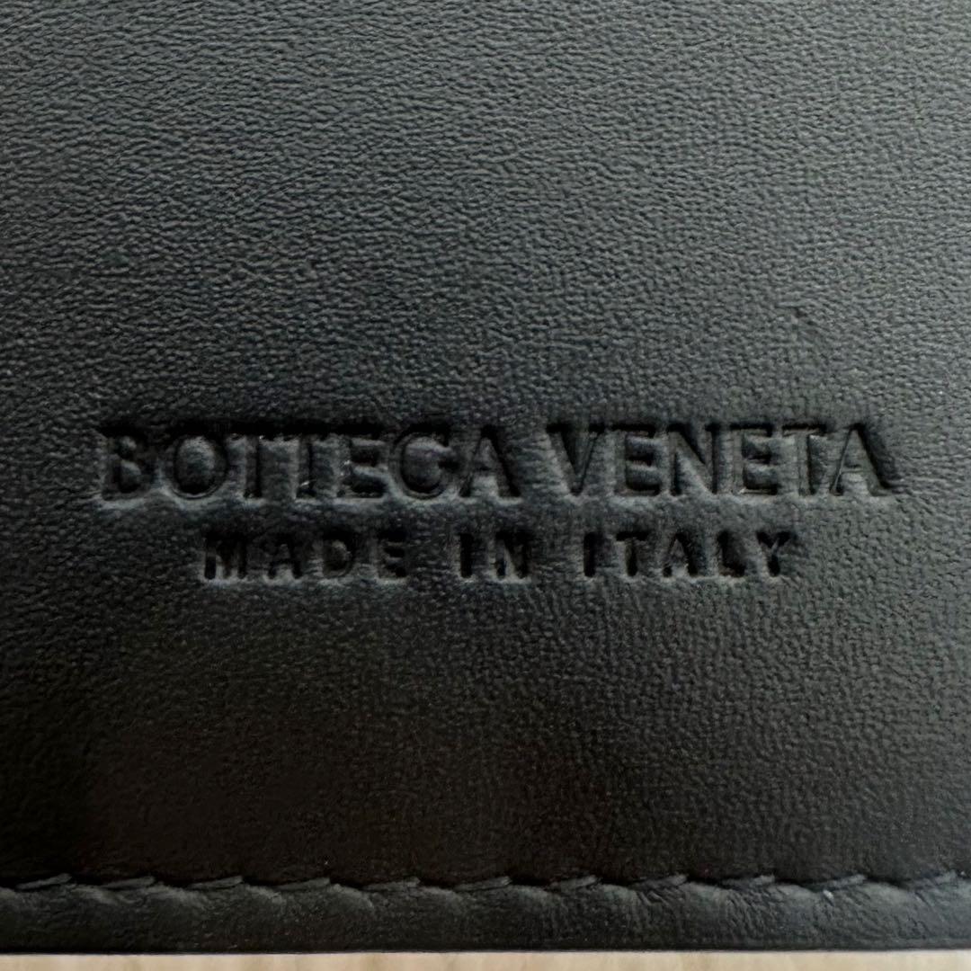 美品✨ボッテガヴェネタ イントレチャート カードケース 名刺入れ ブラック 本革