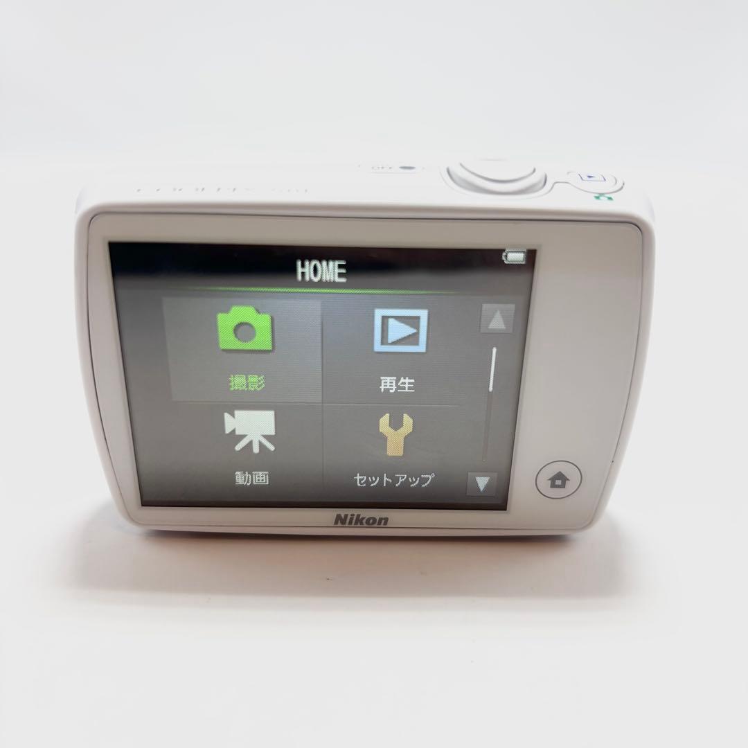 【週末限定値下げ】【極美品】Nikon COOLPIX S01 ホワイト