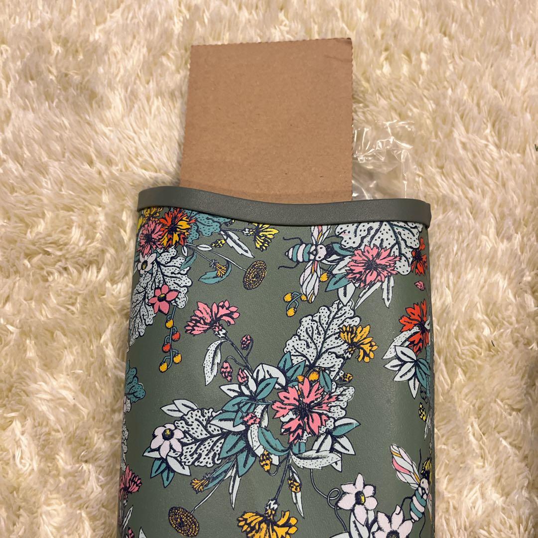 新品タグ付き PAUL & JOE AIGLEコラボ 花柄長靴 レインシューズ