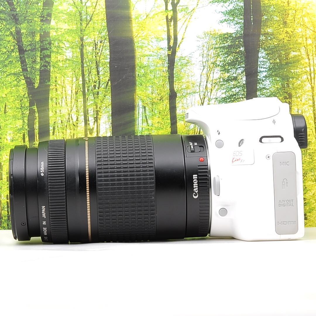 スマホ転送セット☆Canon Kiss X7 超望遠レンズ♪スポーツ撮影に☆